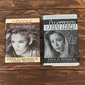 Set of Two Nicole Brown Simpson Books -  Faye Resnick